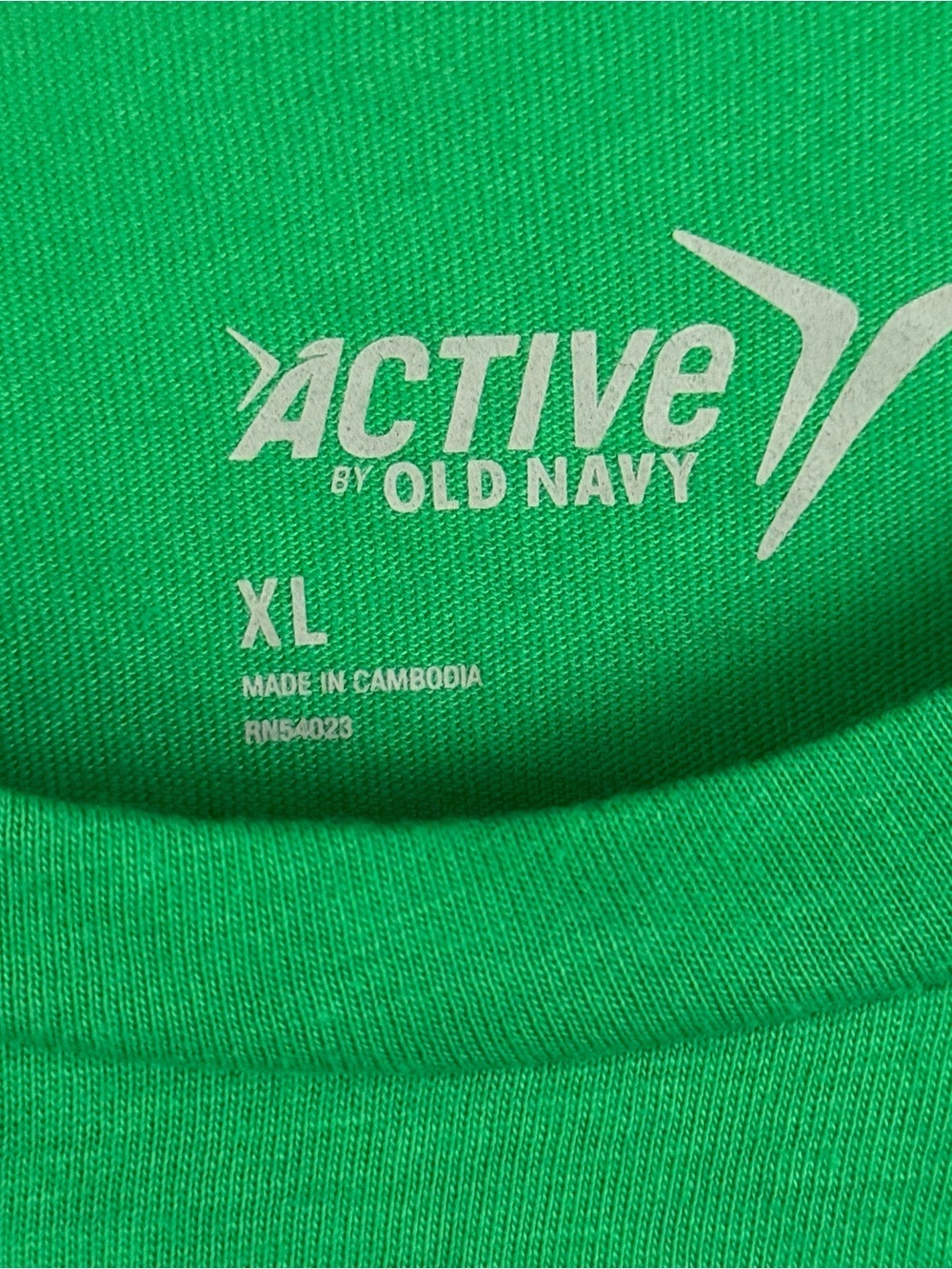 Mens XL Performance Athletic Shirt GoDRY Moisture Wicking Green Colorblock NWT - Picture 5 of 14